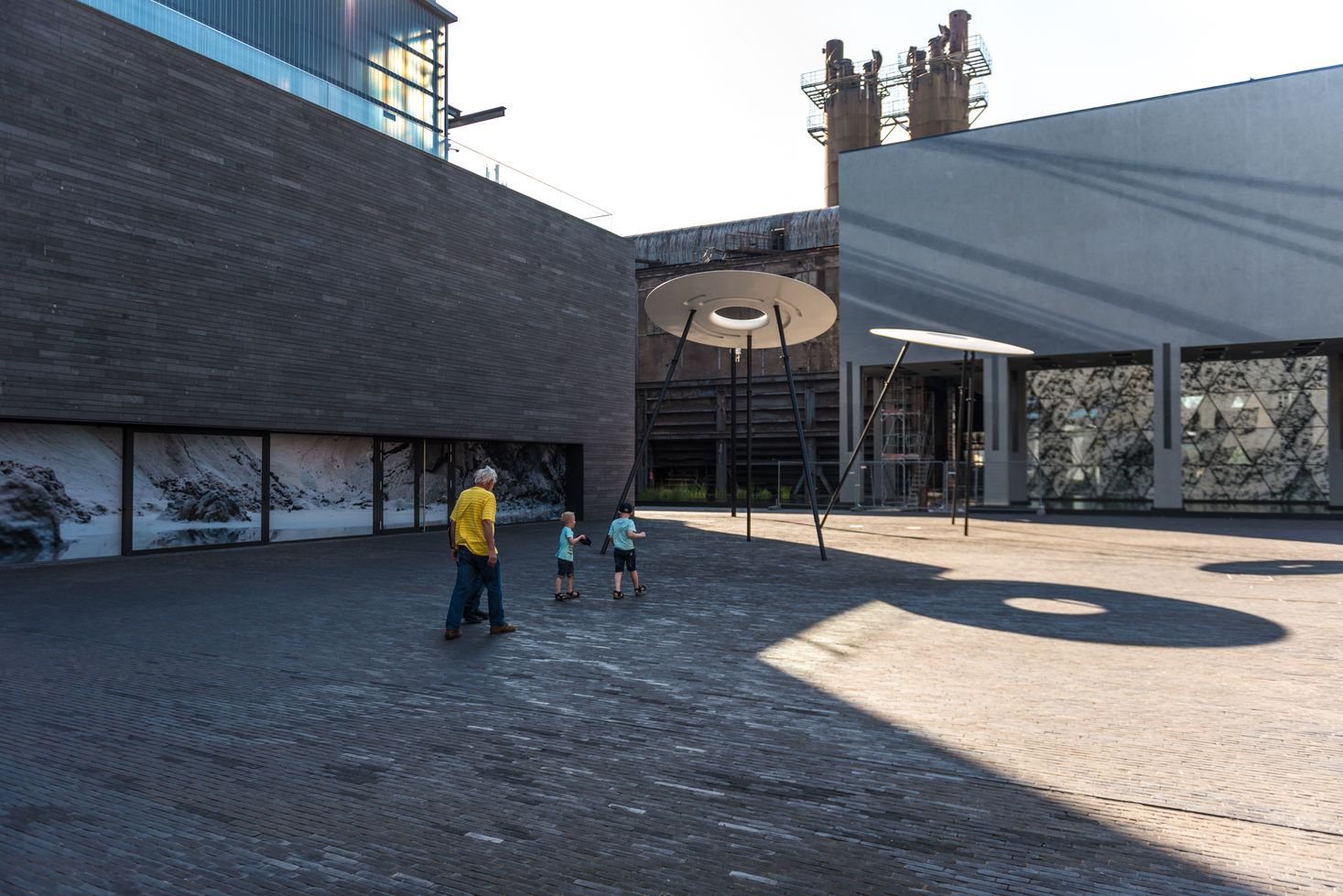 Belval ist reich gefüllt an Industrieerbe, das sich nahtlos in das neue Stadtbild einbindet