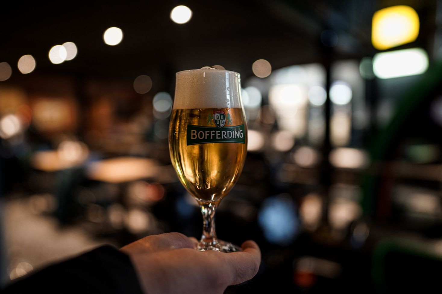 Une bière pression fraiche