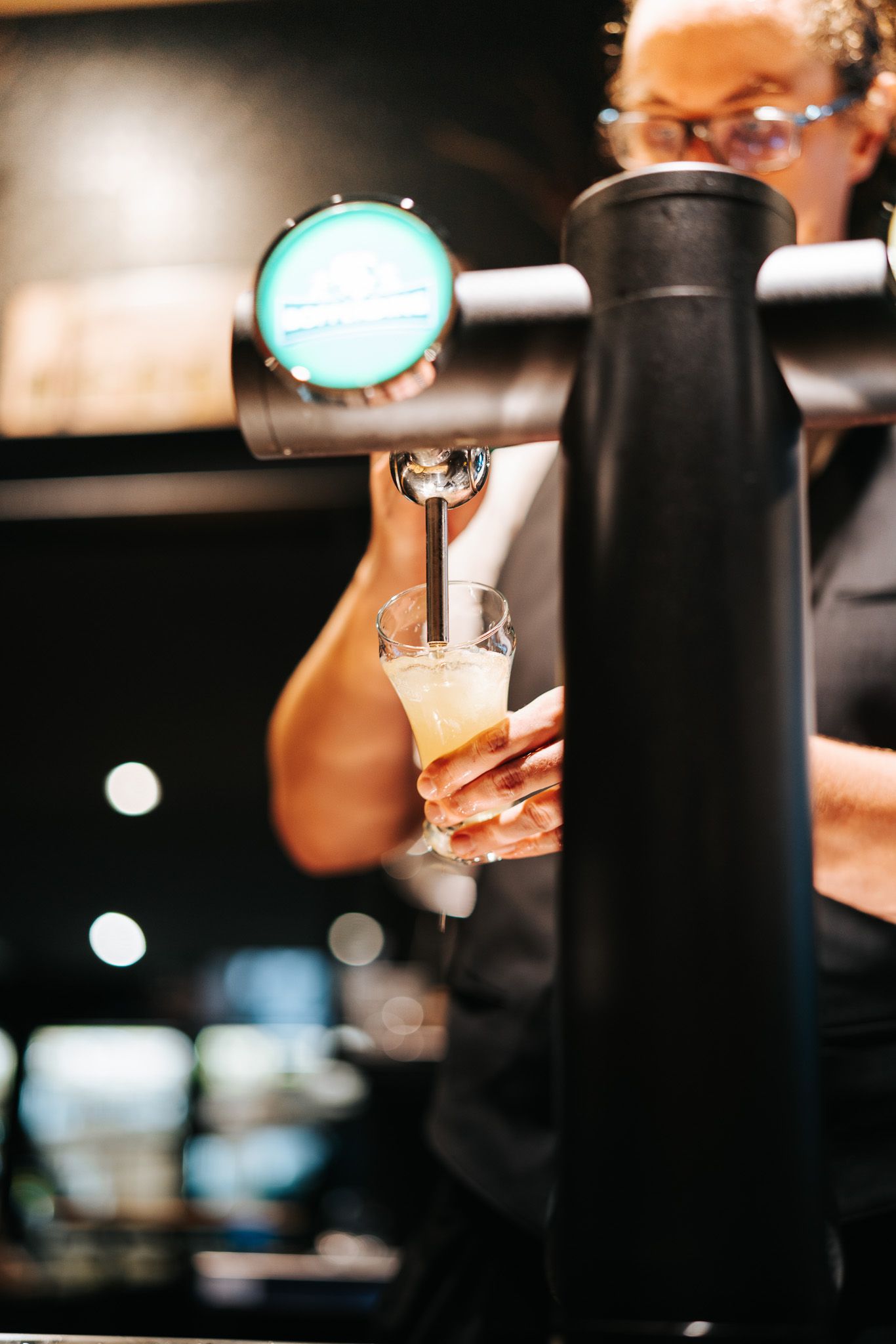 La bière est tirée